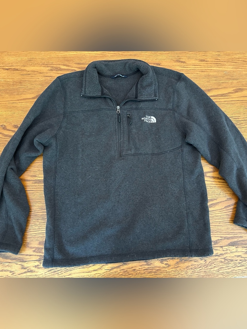 The North Face Black Half-Zip Fleece Pullover